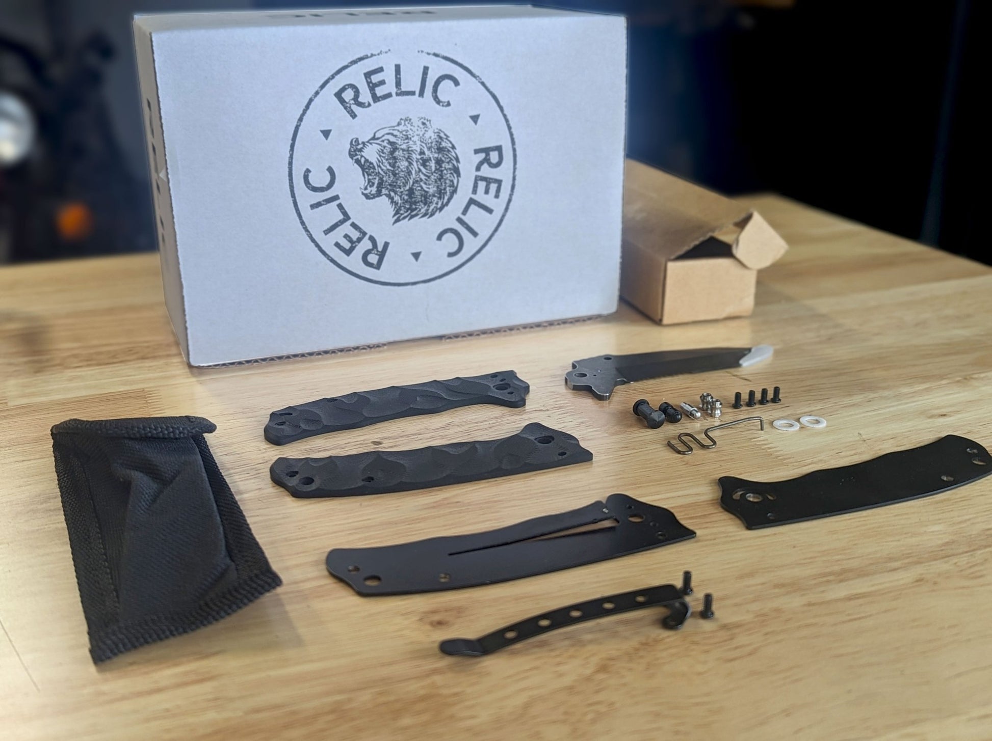 Tactical EDC Folding Knife Making Kit - RELIC